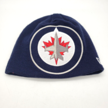 New Era Winnipeg Jets Team Beanie Blue &amp; White Big Logo Nhl (One Size) - £15.92 GBP