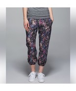 LULULEMON Om Commuter Multicolor Jogger Pants Size 6 Lightweight Crop Le... - $47.99 CAD