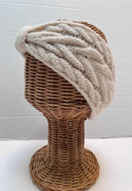 Soft Stretch Winter Warm Beige Knit Headwrap Ear Warmer Headband For Gift - $14.98