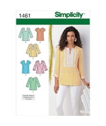 Simplicity 1461 Women&#39;s Top Collection Sewing Patterns, Sizes 10-18 - £14.94 GBP