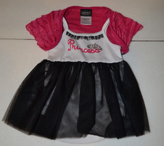 Girls Infant Baby Glam  Dress Jacket Size NB or 3-6M  NWT Princess &amp;  Ja... - £9.21 GBP