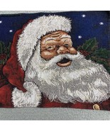 Santa Claus Christmas Holiday Woven Table Mat Tapestry Size 12X17 - $15.07 CAD