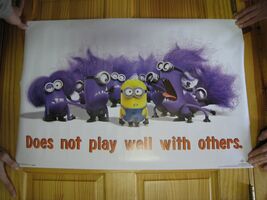 Minions Poster Cattivissimo Me 2 Does Non Giocare Well Con Altri - $1,678.10 MXN