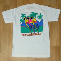 TSS Carnivale Carnival Cruise Lines Ship VTG Tropical Parrot T-Shirt Size Small - £23.52 GBP