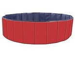 iMountek Foldable Pet Swimming Pool PVC - Red - $55.50