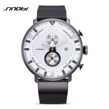  chronograph mens wrist watches rubber watchband star wars military sports quartz clock thumb200
