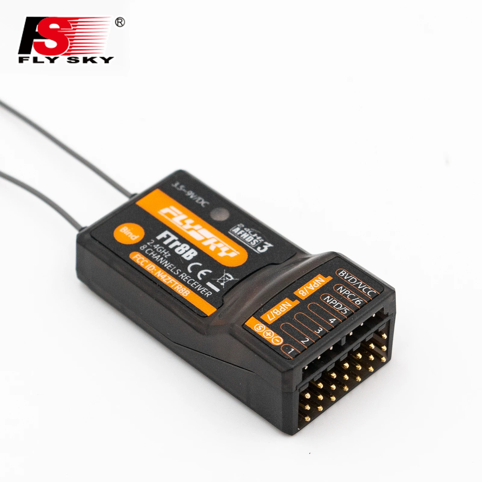 FlySky FTr8B 2.4GHz 8CH Receiver for RC Airplane Helicopter Fixed Wing Glider - £45.58 GBP