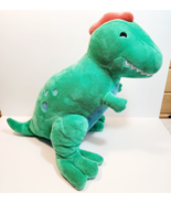Pillowfort Green Dinosaur Cute Stuffed Animal Plush 14&quot; - £15.71 GBP