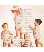 1966 Carter&#39;s Baby Clothes Nautical Advertisement Fashion For Infants DW... - $29.99