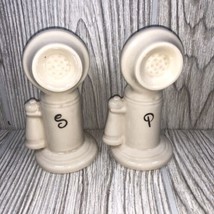Antique Style Table Top Telephone Salt &amp; Pepper Shakers-Excellent Condition - $7.92