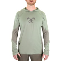 TrueTimber Men&#39;s Ragewater Performance Fishing Hoodie- Lily Pad/Moon Mis... - $7.57