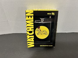 Watchmen Decorative Flask Neca DC Comics Stainless Steel 6 Oz. NEW IN BOX UNUSED - £9.45 GBP