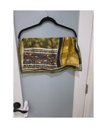 Adrienne Vittadini Silk Patchwork Scarf 21x21 Square - $456.62 MXN