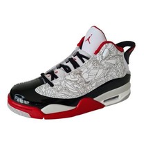 Nike Air Jordan Dub Zero Shoes &quot;Bred&quot; White Black Red 311046 160 Men&#39;s S... - £94.51 GBP