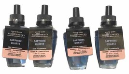 4 Bath &amp; Body Works SAPPHIRE QUARTZ Home Fragrance Wallflowers Refills Bulb - £21.29 GBP