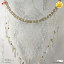 Handmade Bohemian Macrame Beads Dream Catcher Wedding Wall Hanging Decoration Ar - £94.11 GBP