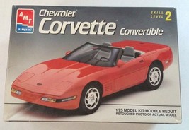 AMT ERTL 1/25 Scale 1993 Chevrolet Corvette Convertible Model Kit #8607 - $9.99