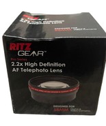 Ritz Gear 2.2x High Definition AF Telephoto Lens For 58mm. New In Box - $34.53 CAD