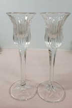 Mikasa Crystal “Icicles” Candlestick Holders - 8” Pair - £16.04 GBP