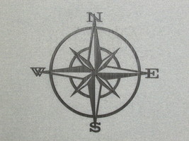 Nautical Compass Rose Wall Hanging Art Decor - £20.06 GBP