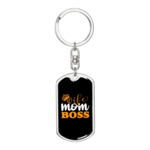 To My Wife  Wife Mom Boss Yellow Stainless Steel or 18k Gold Premium Swivel Dog - £29.73 GBP+