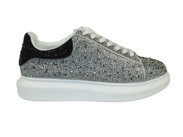 Men's Dressy Sneaker Shoes STEVE MADDEN Micro Suede Stones Icebox Silver image 15