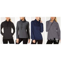 32 Degrees Fleece Quilted Funnel-Neck Pullover Top - $18.04
