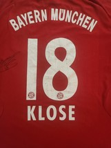 A Rare Signed Vintage Jersey Miroslav Klose# 18, FC Bayerns Munchen, Size L - £272.16 GBP