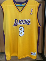 Vintage 90s Champion LA Lakers Kobe Bryant #8 NBA Basketball Jersey Men&#39;s 2XL... - £61.19 GBP
