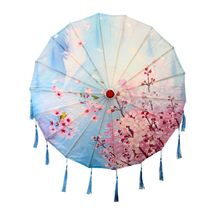 Thy Collectibles Classic Chinese Art Asian Style 22&quot; Kids&#39; Size Silk Parasol Umb - $14.99