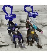 Fortnite Figures Backpack Clips Lot Of 2 Ragnarok Ravin By Epic Games  - $11.88