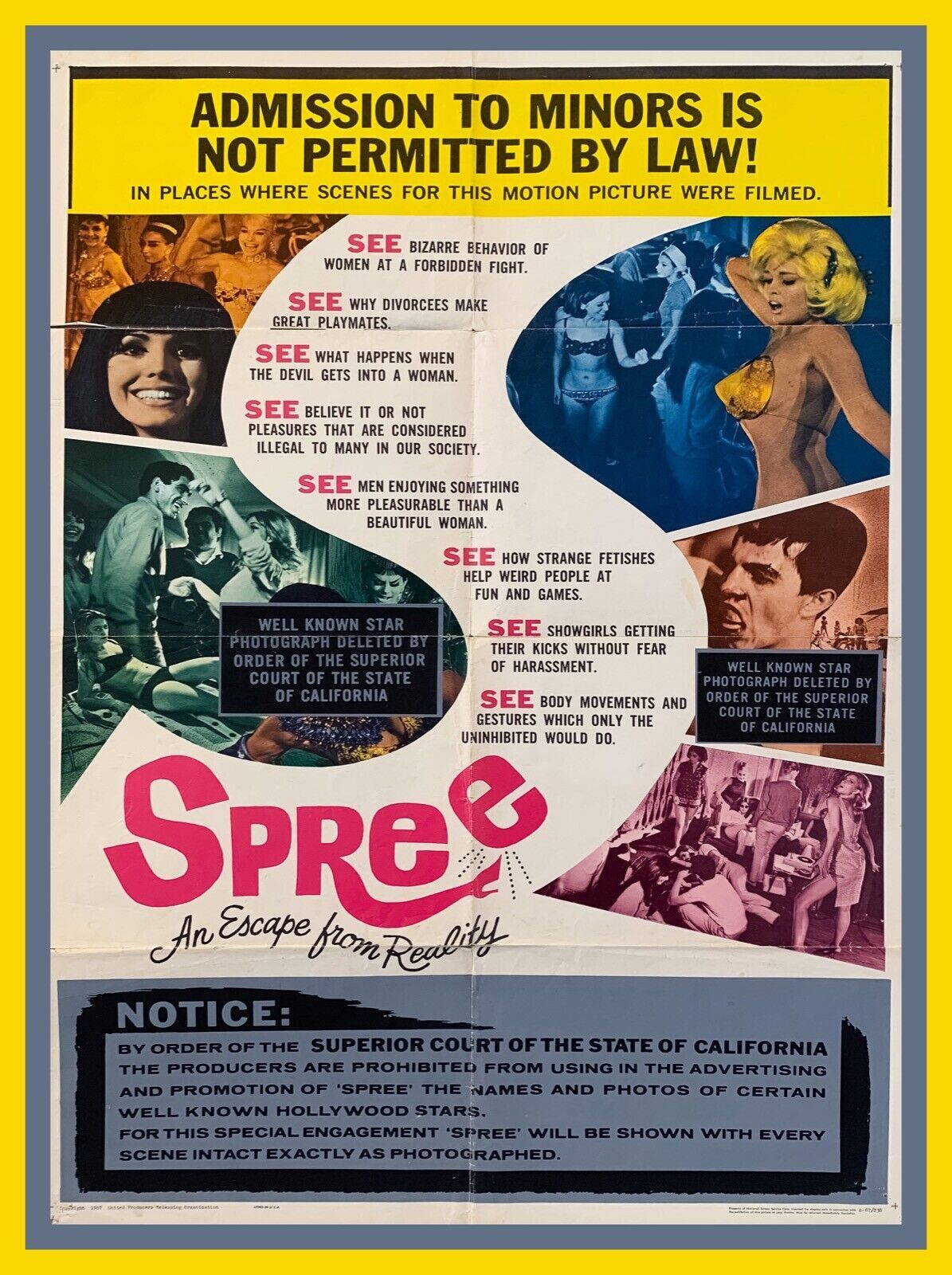 11078.Decor Poster..Vintage Interior wall design.Spree retro movie pulp