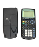 Texas Instruments TI-83 Plus Graphing Calculator Black &amp; Cover - Tested - £33.33 GBP
