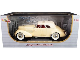 1936 Cord 810 Coupe Yellow with Cream Top and Red Interior 1/18 Diecast Model Ca - €114,50 EUR