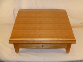 LOCAL PICKUP Mini Writing Desk W/one pull out drawer angled 26 x 23.5 x ... - $24.30