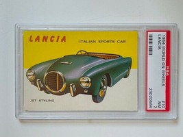 World on Wheels 1954 Lancia PSA 7 Italy Sports Car #10 trading card automobile - £116.16 GBP