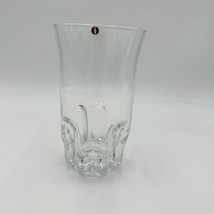 Vintage iittala Finland Crystal Glass Vase Marja Design Tapio Wirkkala 6.5” 1976 - £88.22 GBP