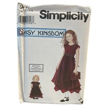 Simplicity Sewing Pattern 9946 DAISY KINGDOM Dress Girls Doll Size 7-10 - £8.59 GBP