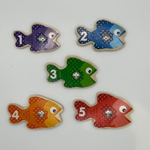 Melissa &amp; Doug Magnetic Wooden Fishing Game Replacement Fish - £10.03 GBP