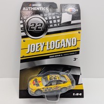 Lionel NASCAR Authentics Joey Logano #22 Pennzoil Mustang 1:64 Yellow Bl... - $14.47