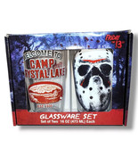 FRIDAY THE 13th Jason Glassware Set 16 oz Set of 2 Camp Crystal Lake Movie - $373.95 MXN