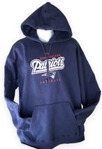 NFL Team Apparel New England Patriots Hoodie Blue L/Pullover Sweatshirt - $18.50