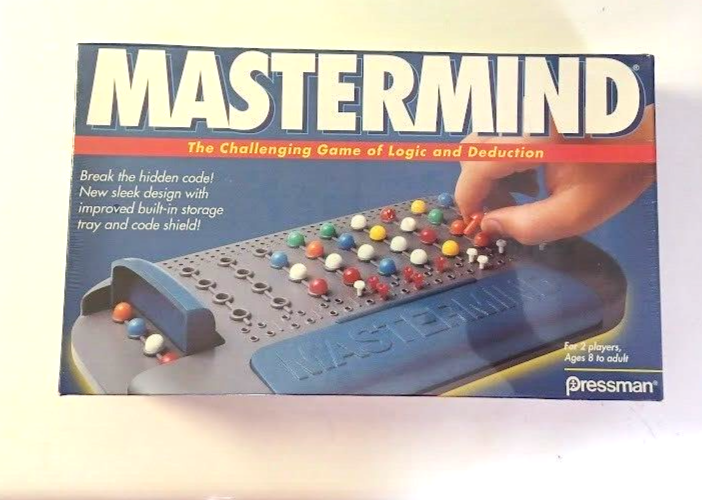NEW Pressman Mastermind Board Game Challenging Logic & Deduction 1996 VTG - $14.01