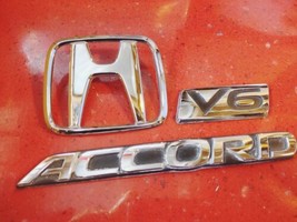 94-97 Honda ACCORD V6 2dr 4dr Genuine Rear TRUNK EMBLEM Nameplate OEM Badge - $16.19