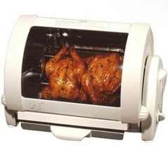 Baby George Foreman Rotisserie GR59A Lean Mean Fat Roasting Machine NEW ... - $148.64