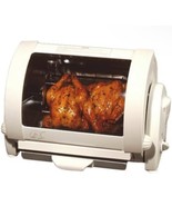 Baby George Foreman Rotisserie GR59A Lean Mean Fat Roasting Machine NEW OPEN BOX - $148.64