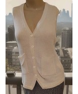 Vintage 1970&#39;s Levi&#39;s Sweater Vest Acrylic Large  - $38.61
