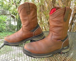 Rocky Rams Horn Leather Boots Pull-on Waterproof Composite toe EH rated ... - $75.00