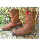 Rocky Rams Horn Leather Boots Pull-on Waterproof Composite toe EH rated ... - €64,20 EUR