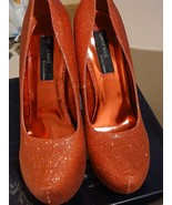 The Highest Heel Platform Red Pump Glitter Size 9 - $41.14 CAD